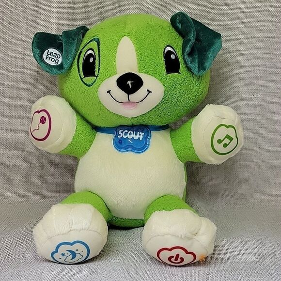 LeapFrog My Pal Scout and Soothing songs Bear Interactive Plush Puppy Toys - Picture 6 of 9